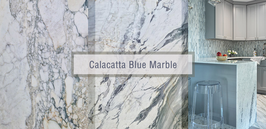 Marmo blu Calacatta