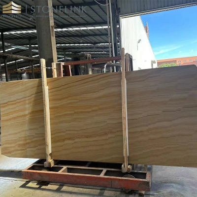 Australia wood gold sandstone slab
