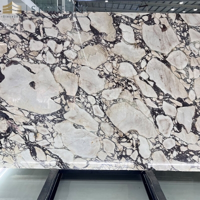 Calacatta viola marble slab