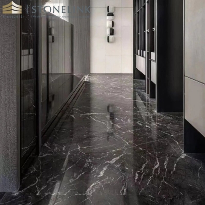 Grigio Carnico marble slab