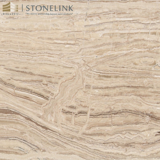 Jurassic White Traonyx travertine slab