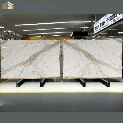 Calacatta gold marble slab