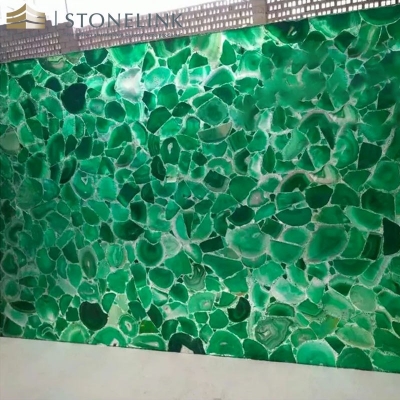 Green agate countertop