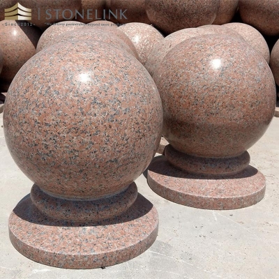 Granite parking stone ball