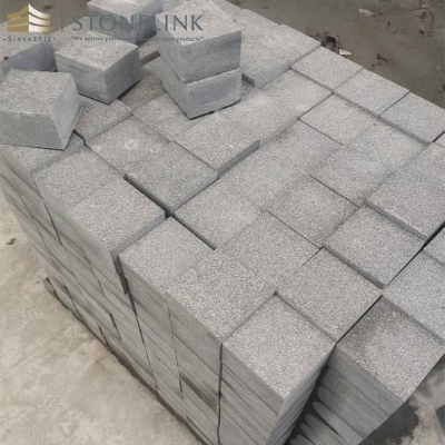 Hebei Black granite honed cobble stone