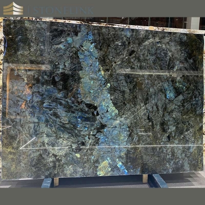 Blue Labradorite granite slab